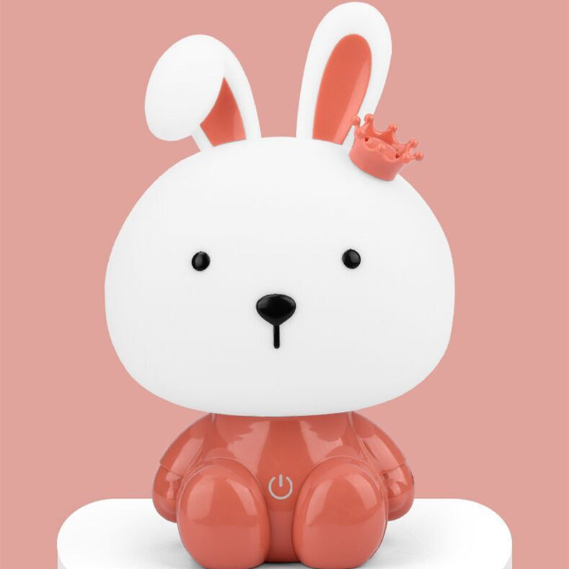 Lámpara de escritorio LED con atenuación táctil y diseño de animales cute