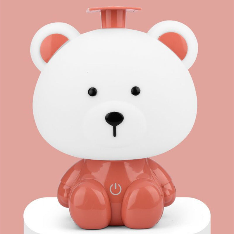Lámpara de escritorio LED con atenuación táctil y diseño de animales cute