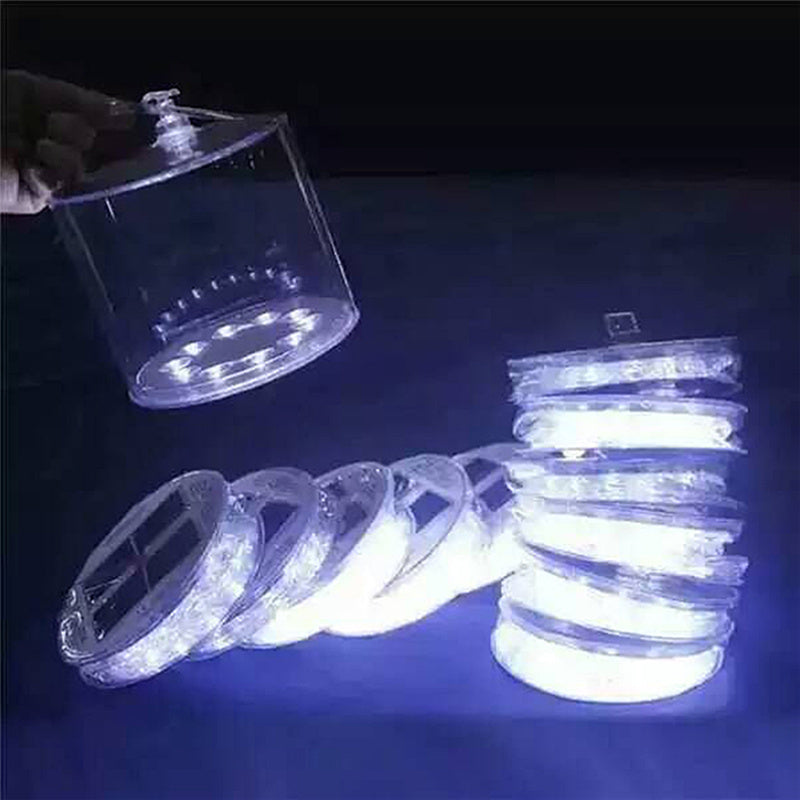 Luz solar inflable LED plegable con energía solar para exteriores, multiusos