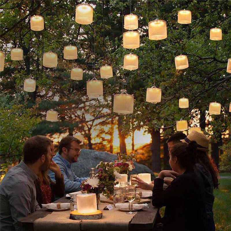 Luz solar inflable LED plegable con energía solar para exteriores, multiusos