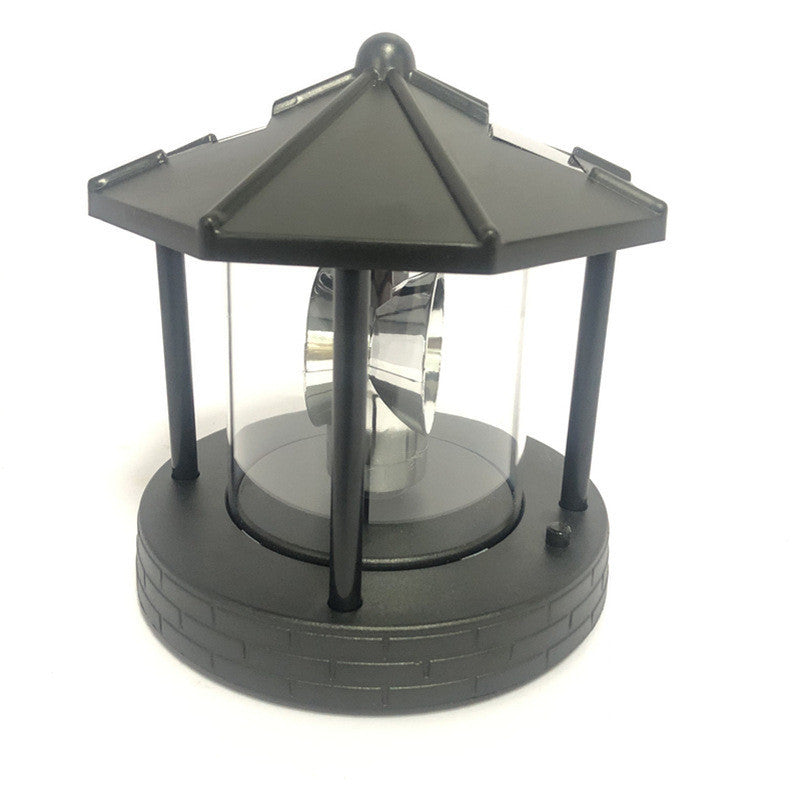 Faro solar giratorio para exteriores, patio, iluminación decorativa