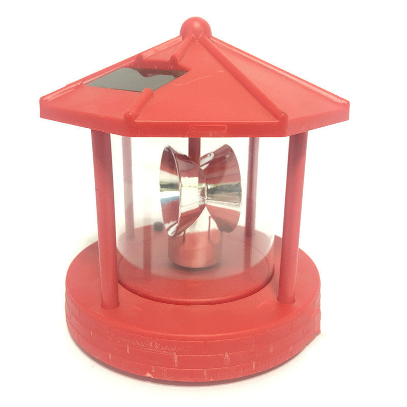Faro solar giratorio para exteriores, patio, iluminación decorativa