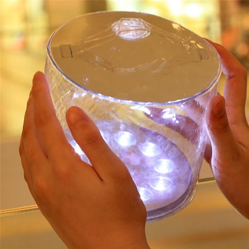 Luz solar inflable LED plegable con energía solar para exteriores, multiusos