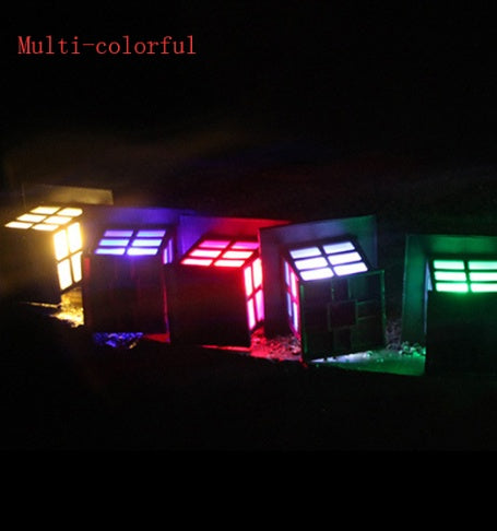 Luz solar de exteriores para césped